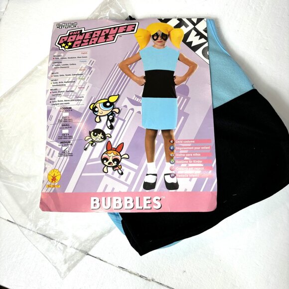 Powerpuff girls Bubbles Rubie’s Costume Toddlers NWT NOS - Picture 2 of 16